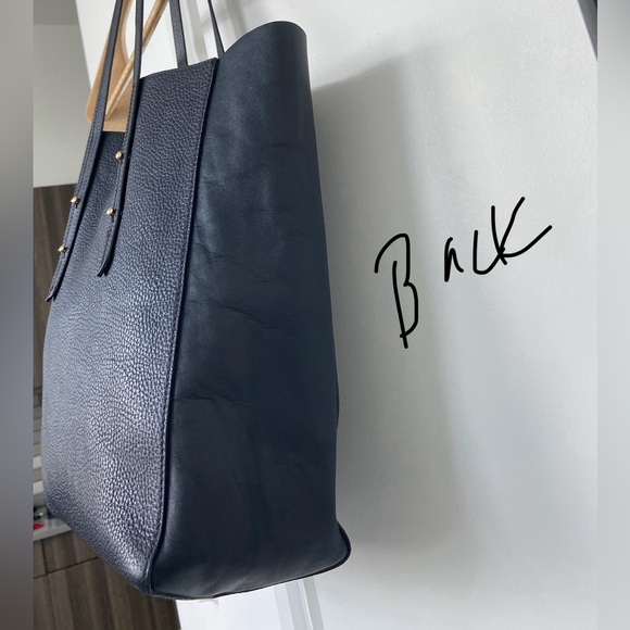 Aspinal of London - Essential Leather Tote Bag Navy Pebble - Pristine/Excellent - Picture 12 of 16